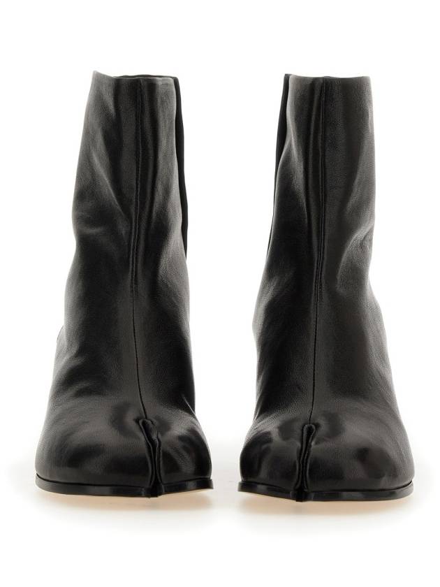 Tabi Lambskin Ankle Middle Boots Black - MAISON MARGIELA - BALAAN 13