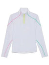 Women'S Sun Shield Quarter Zip Long Sleeve T-Shirt White - G/FORE - BALAAN 2