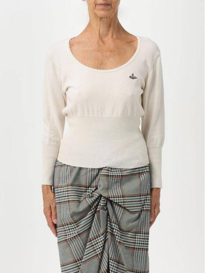 Cashmere Bebe Knit Top Cream - VIVIENNE WESTWOOD - BALAAN 2