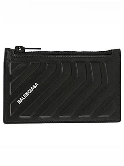 Logo Car Zipper Card Wallet Black - BALENCIAGA - BALAAN 2