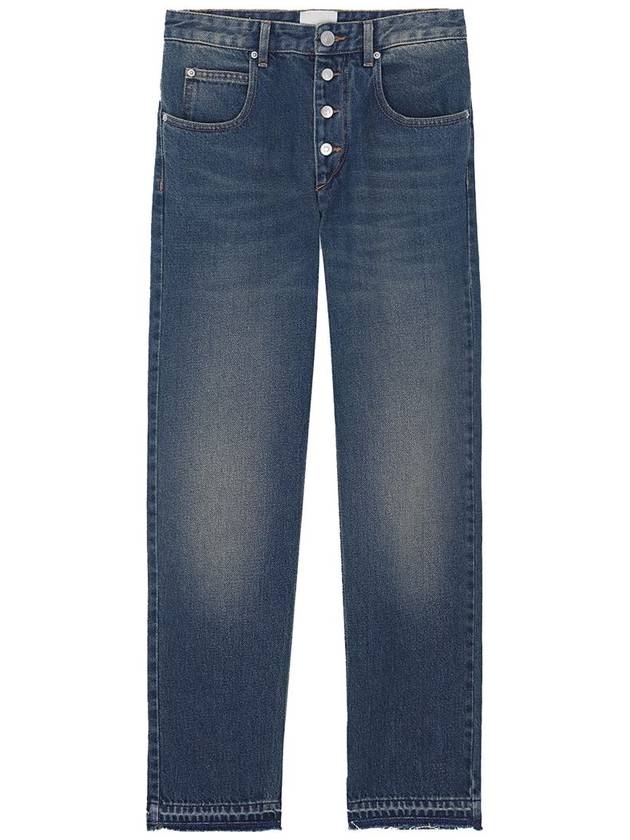 Denim Straight Pants PA0271FAB1H04I 30FB FADED BLUE - ISABEL MARANT - BALAAN 2