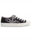 ORB Logo Low Top Sneakers Black - VIVIENNE WESTWOOD - 2