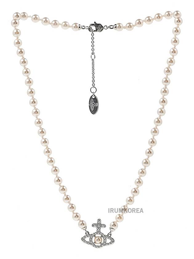 Women's Olympia Pearl Necklace Silver - VIVIENNE WESTWOOD - BALAAN 3