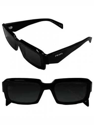 Sunglasses Square Symbol PR 27Z 16K08Z Black 1151939 - PRADA - BALAAN 1