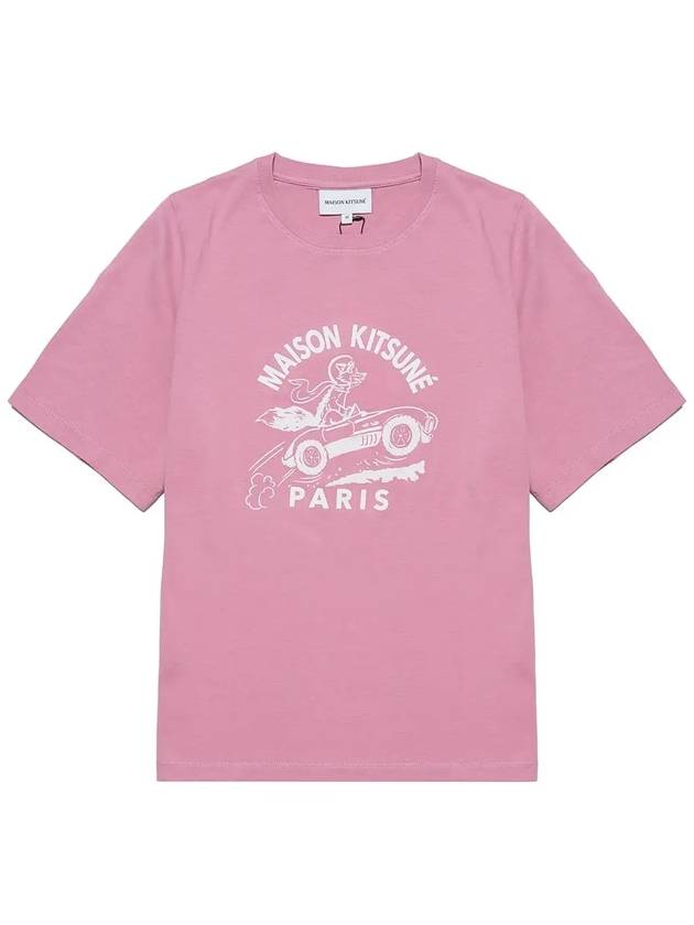 Racing Fox Comfort Short Sleeve T-Shirt Red - MAISON KITSUNE - BALAAN 2