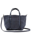 Cabas Mini Tote Bag Denim - VANESSA BRUNO - BALAAN 3