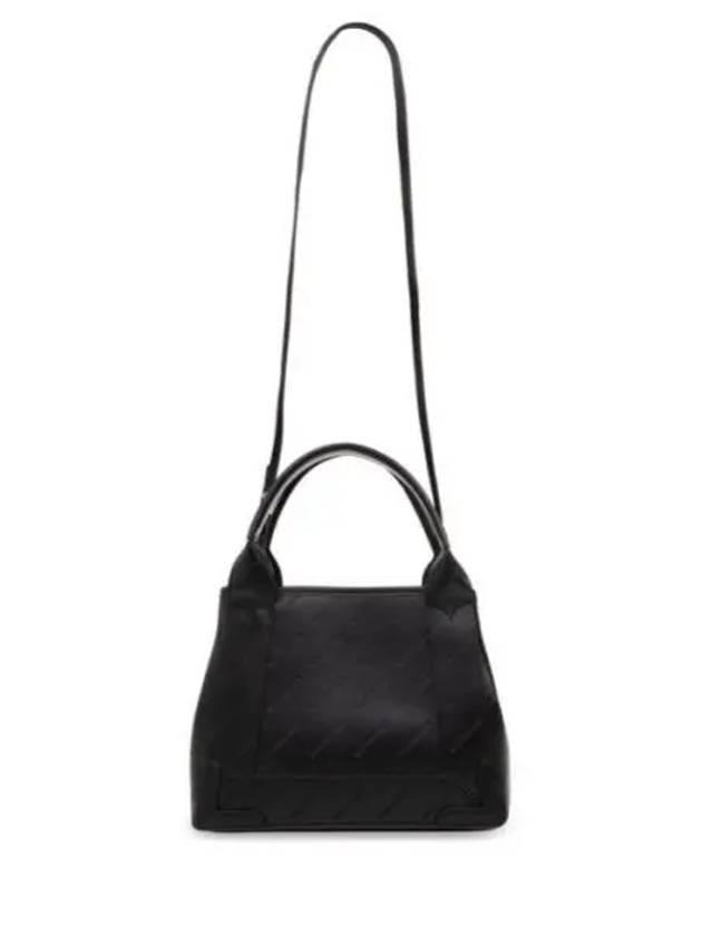 Navy XS Embossed Logo Tote Bag Black - BALENCIAGA - BALAAN 2