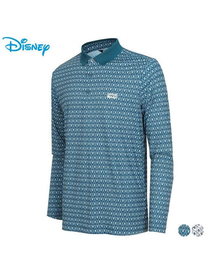 Pattern PK Long Sleeve Collar T-Shirt DN1MTS010 - DISNEY GOLF - BALAAN 2