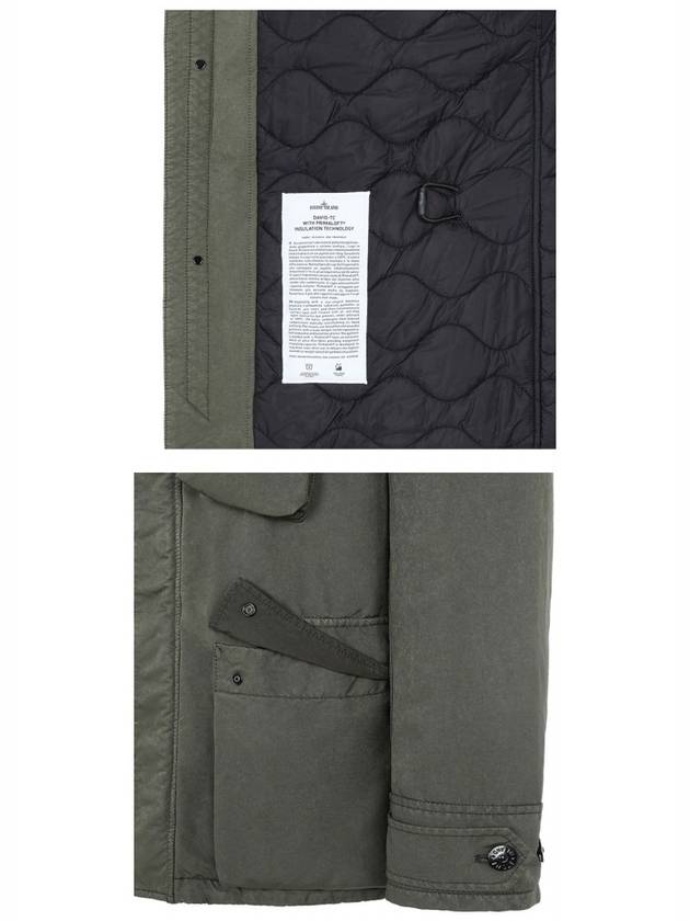 David TC Primaloft Insulation Field Jacket Dark Green - STONE ISLAND - BALAAN 7