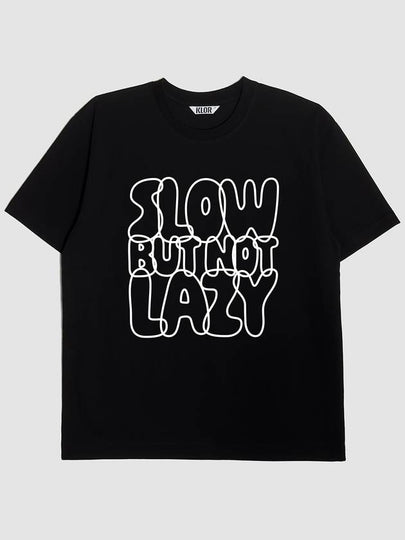 S.B.N.L Lettering Short Sleeve T-Shirt Black - KLOR - BALAAN 2