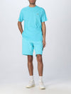 Pisato Effect Logo Patch Short Sleeve T-Shirt Turquoise - STONE ISLAND - BALAAN 3