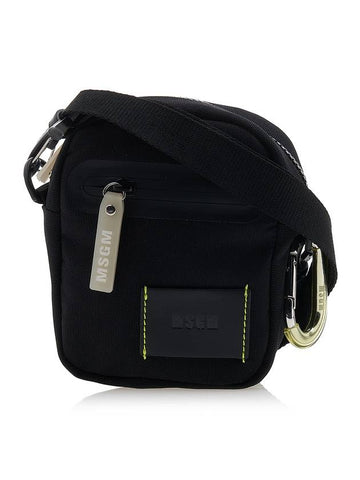 Logo Patch Cross Bag Black - MSGM - BALAAN 1