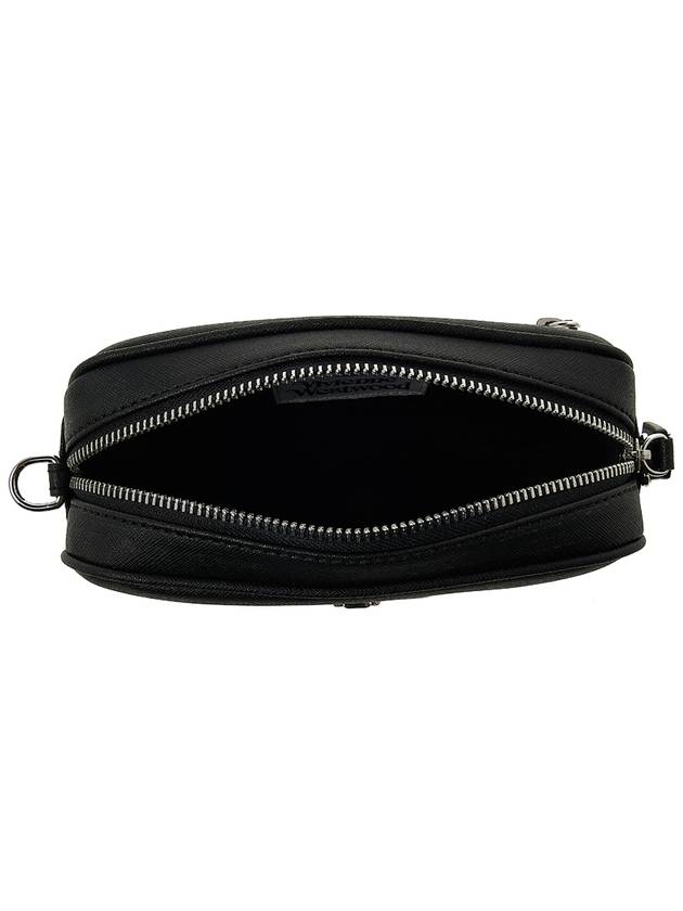 ORB logo Anna cross bag black - VIVIENNE WESTWOOD - BALAAN 11