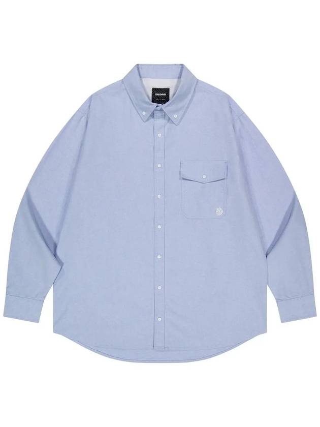 OG Stitched Oxford Snap Shirt Blue - OFFGRID - BALAAN 2