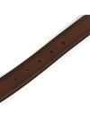 Round Buckle Cutting Business Belt Brown - MONTBLANC - BALAAN 5