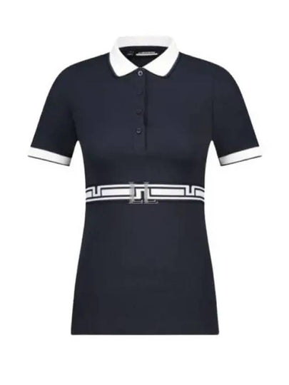 Women's Bellina Polo Short Dress Navy - J.LINDEBERG - BALAAN 2