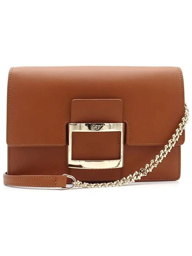 Brown chain crossbag shoulder bag A34 - ROGER VIVIER - BALAAN 1