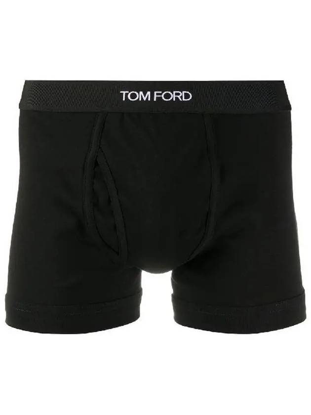 Men's Classic Fit Boxer Briefs Black - TOM FORD - BALAAN 2