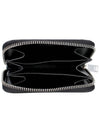 Monogram Zipper Silver Card Wallet Black - SAINT LAURENT - BALAAN 9