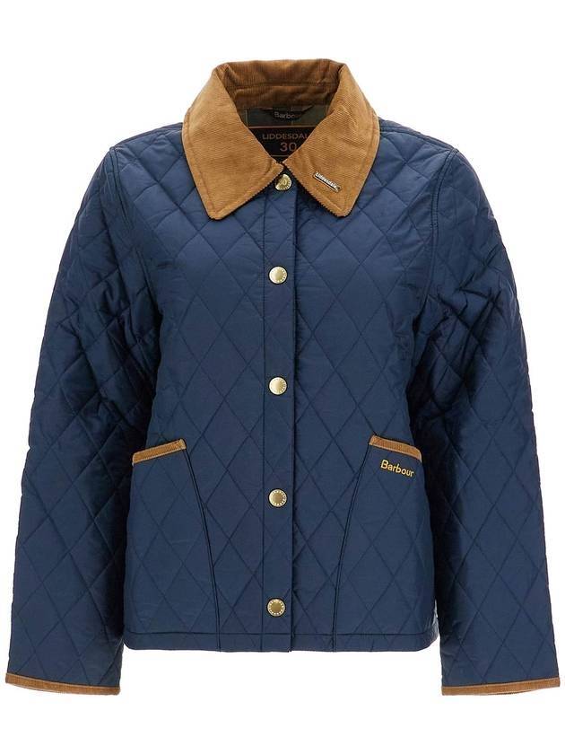 30th Anniversary Riddesdale Crop Quilted Jacket Navy - BARBOUR - BALAAN 1