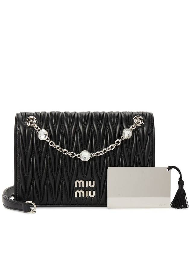 Materasse Nappa Leather Mini Bag Black - MIU MIU - BALAAN 2