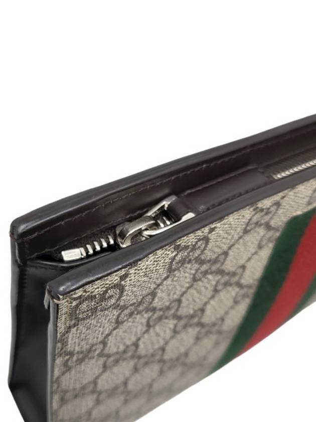 475316 GG Supreme Canvas Web Ophidia Clutch Bag - GUCCI - BALAAN 7