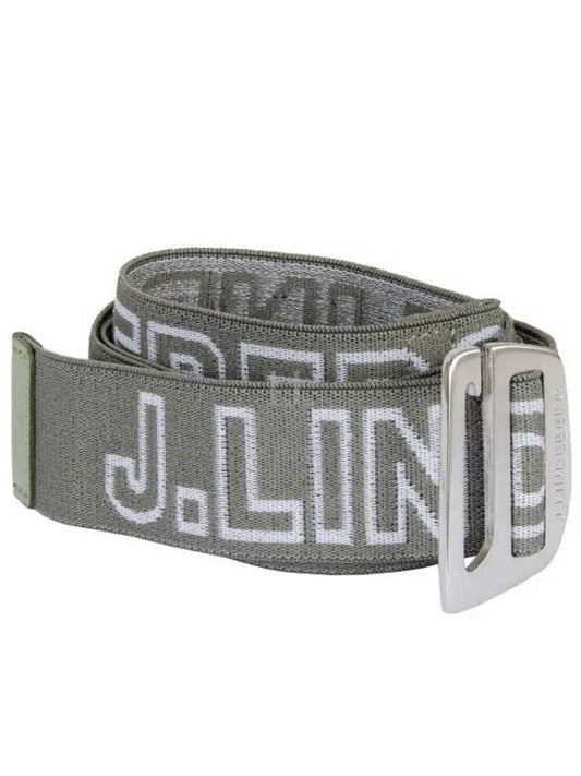 Lennon Webbing Logo Belt Oil Green - J.LINDEBERG - BALAAN 2