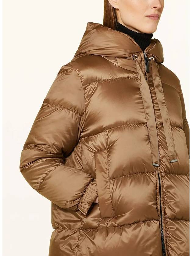 The Cube Seia Goose Down Jacket Camel - MAX MARA - BALAAN 5