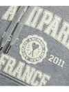 Logo Hoodie Grey - AMI - BALAAN 3