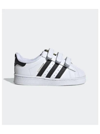 Kids Superstar Velcro Sneakers White - ADIDAS - BALAAN 2