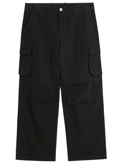 Mount Cotton Canvas Cargo Straight Pants Black - OUR LEGACY - BALAAN 2