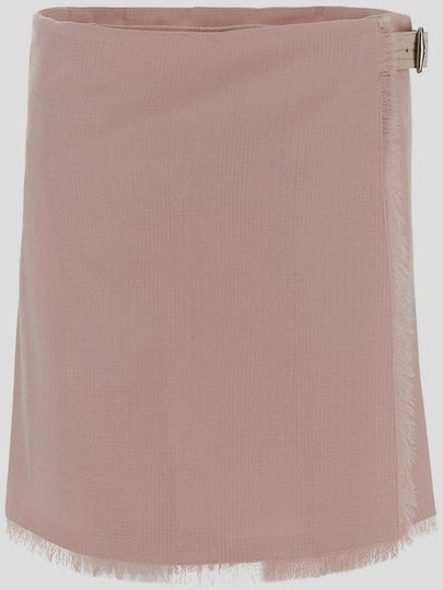 Midi Skirt 8083030 S24 GIU 42 A3238 PINK - BURBERRY - BALAAN 2