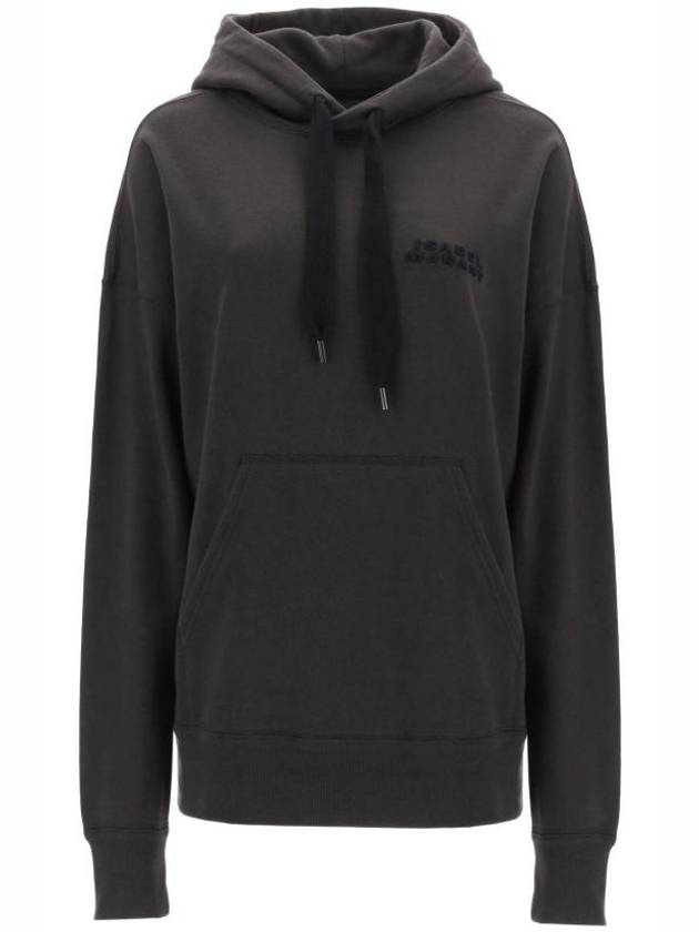 Isabel Marant Scott Logo Hoodie Top Fade Black - ISABEL MARANT - BALAAN 2