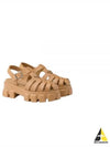 Monolith Rubber Sandals Beige - PRADA - BALAAN 2