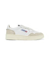 Medalist Goatskin Low Top Sneakers White - AUTRY - BALAAN 3