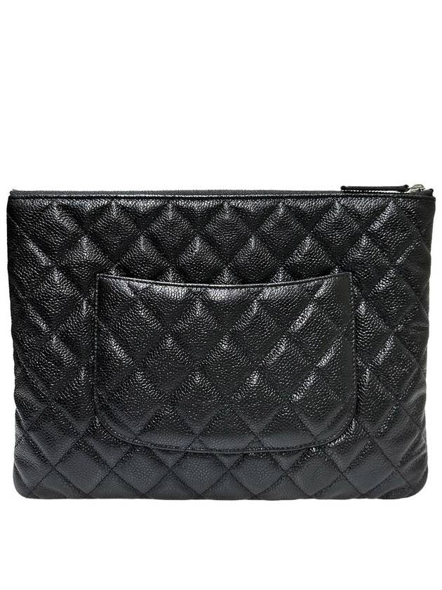 Women s AP1436 Black New Medium Caviar Classic CC Logo Clutch - CHANEL - BALAAN 3