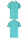 Men's Wappen Logo Patch Polo Shirt Sky Blue - STONE ISLAND - BALAAN 5