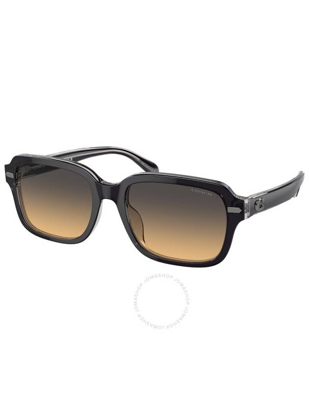 Coach Grey Rectangular Men's Sunglasses HC8388U 5745L7 56 - COACH - BALAAN 1