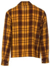 2F000 05 5976MF12 Checked wool zip up overshirt yellow - MONCLER - BALAAN 4