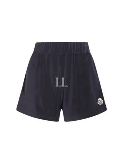 Women's Terrycloth Shorts Navy - MONCLER - BALAAN 2