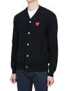 Red Wappen Wool Cardigan P1N008 AZ N008 051 1 - COMME DES GARCONS - BALAAN 4