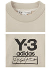 Y3 19FW FJ0433 Chest logo crew neck sweatshirt Ivory men's sweatshirt TJ - Y-3 - BALAAN 6