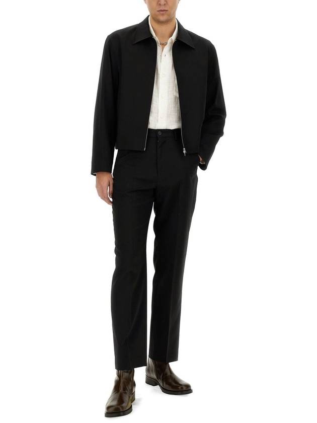 Men's Worsted Wool Chino 22 Slacks Black - OUR LEGACY - BALAAN 3