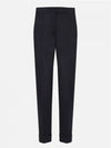 Women's Low Rise Twill Wool Skinny Pants Navy - THOM BROWNE - BALAAN 2