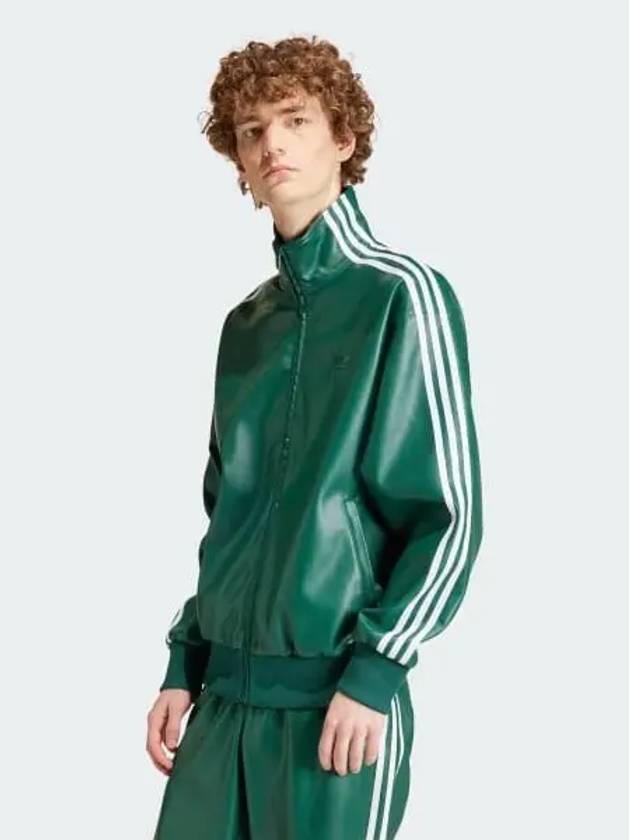 Poe Leather Adicolor 3S Loose Firebird Tracksuit Jacket Men's Original IZ4032 555828 - ADIDAS - BALAAN 1