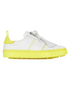 Contrast Accent Kiltie Durf Golf Spikeless Yellow White - G/FORE - BALAAN 1