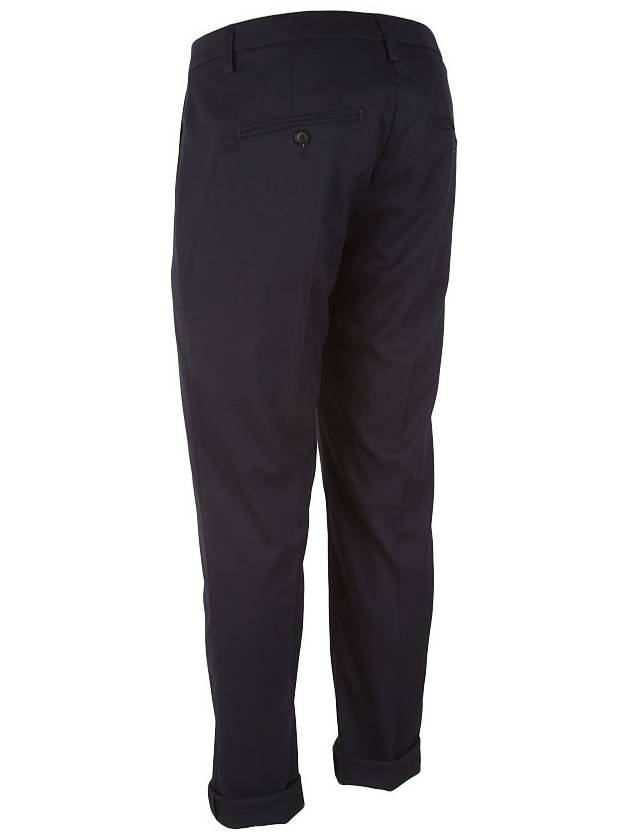 Navy Cotton Slacks - DONDUP - BALAAN 3