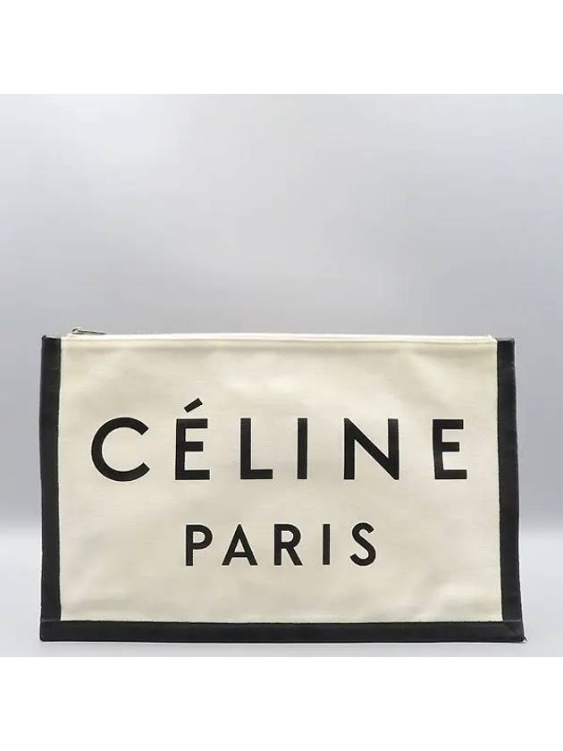 white clutch bag - CELINE - BALAAN 1