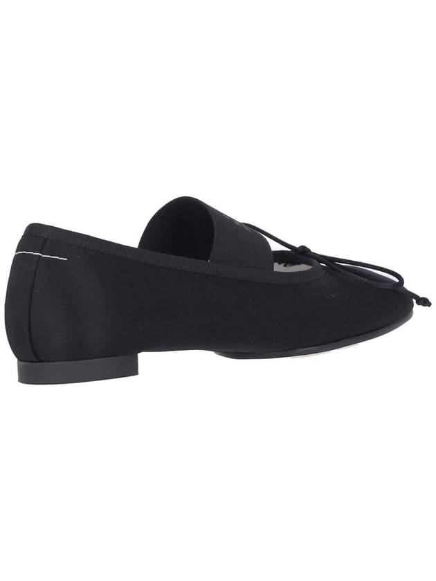 Anatomic Satin Ballerinas Flat Black - MAISON MARGIELA - BALAAN 5