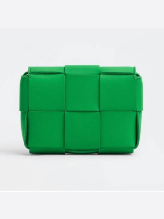 Intrecciato Cassette Small Cross Bag Green - BOTTEGA VENETA - BALAAN 5